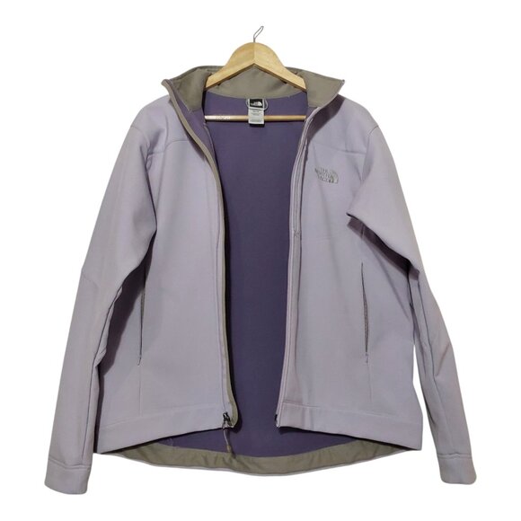 North Face Apex Bionic Softshell Jacket Mock Neck Lavender Excellent Cond - XL - Picture 1 of 12